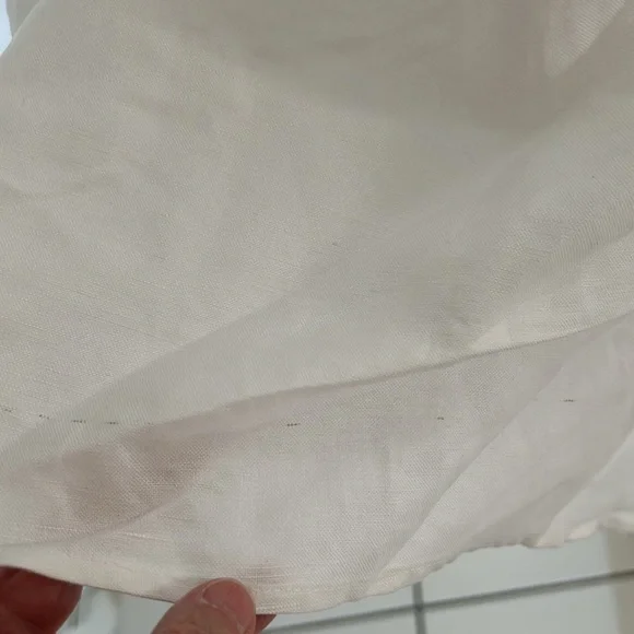 NWT Ashley Stewart Sharkbite Linen Dress - Picture 8 of 8